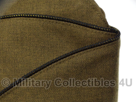 WO2 US officer schuitje OD Green with black/gold piping - maat 59, 60 of 61 cm - replica
