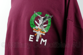 Defensie EM STST CIE 11 LMB Luchtmobiele Brigade Garde Grenadiers en Jagers sweater - maat Extra Large - nieuw - origineel