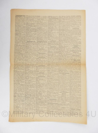 WO2 Duitse krant Tageszeitung nr. 142 20 juni 1944 - 47 x 23 cm - origineel