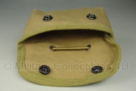 USMC 1st model khaki compass & first aid pouch