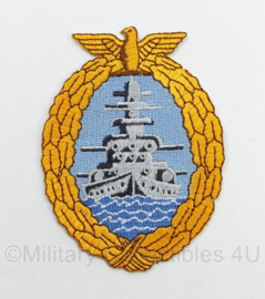 WO2 Duits Kriegsmarine embleem - 9 x 6,5 cm