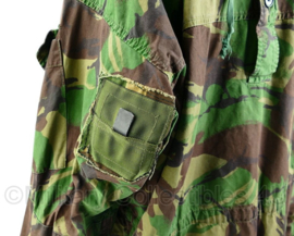 Britse Leger DPM  camo smock combat parka - windproof arctic - gemodificeerd voor KL schutter lange afstand - sniper - maat 180/112 - capuchon eraf gesneden - gedragen - origineel