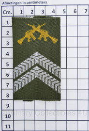 KL Nederlandse leger GVT epauletten schouderstukken set - Korporaal 1 Olk - origineel