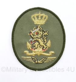 Defensie embleem - 8 x 6,5 cm - origineel