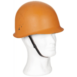 Oranje M1 helm met binnenhelm - zeer goede staat - origineel