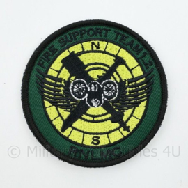 RNLMC Korps Mariniers Fire Support Team 1.2 embleem - met klittenband - diameter 9 cm