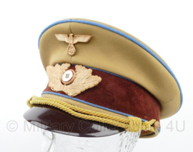 NSDAP schirmmütze für Politische Leiter der Ortsgruppenleitung luxe variant met blauwe bies- maat 59