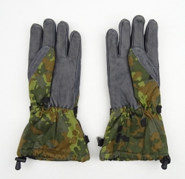 Gevechts handschoenen Winter versie met voering - BW flecktarn - maat 9 - origineel