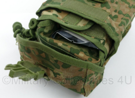 Defensie NFP Multi camo Opbouwtas Persoonlijk GNK IFAK geneeskundige dienst tas met inhoud - gebruikt - 18 x 14 x 6 cm - origineel