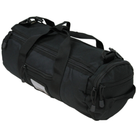 Ronde tactical bag zwart - 12 liter