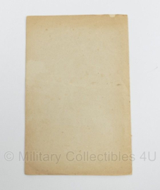 Boekje Bezettingstijd in Nederland Onder de Duitsche Dwingeland (dichtvorm) - 21 x 13,5 cm - origineel 1945
