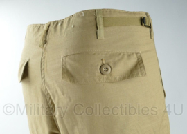 US Army cotton Tropical shorts khaki korte broek - size 31-35 inch - nieuw - origineel
