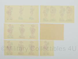WO2 Duitse HJ Hitler Jugend decals set - 20 x 9 cm - origineel
