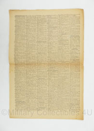 WO2 Duitse krant Frankische Tageszeitung nr. 28 3 februari 1944 - 47 x 32 cm - origineel