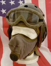 WW2 US M1 Dust Respirator M1 - Voor voertuig bemanningen! - ONGEBRUIKT - origineel 1942 gedateerd