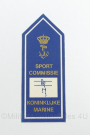 KM Koninklijke Marine Sport Commissie sticker - 12,5 x 5 cm - origineel