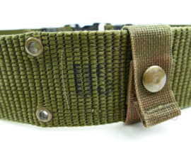 US Army en korps mariniers LC2 Belt Individual Equipment Nylon met zwart kunststof slot - size Large - origineel