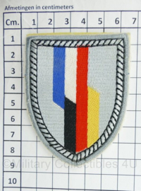 Frans Duitse Brigade embleem - 8 x 6,5 cm - origineel