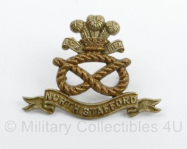 WO2 Britse North Staffordshire Regiment cap badge - 5,5 x 4,5 cm - origineel