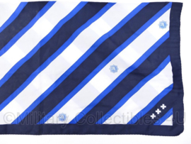 Dames sjaal Gemeentepolitie Amsterdam - wit/blauw - 80 x 72 cm - origineel