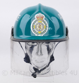 Mersey Regional Ambulance Service Rescue helm - blauw/groen - verstelbaar maat 54 - 62 cm  - origineel