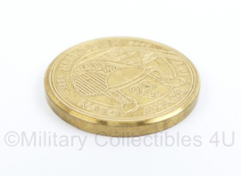 Nederlands Leger NATO AWACS metalen coin Nijmeegse vierdaagse 1994 -2011 - 4 cm. diameter - origineel