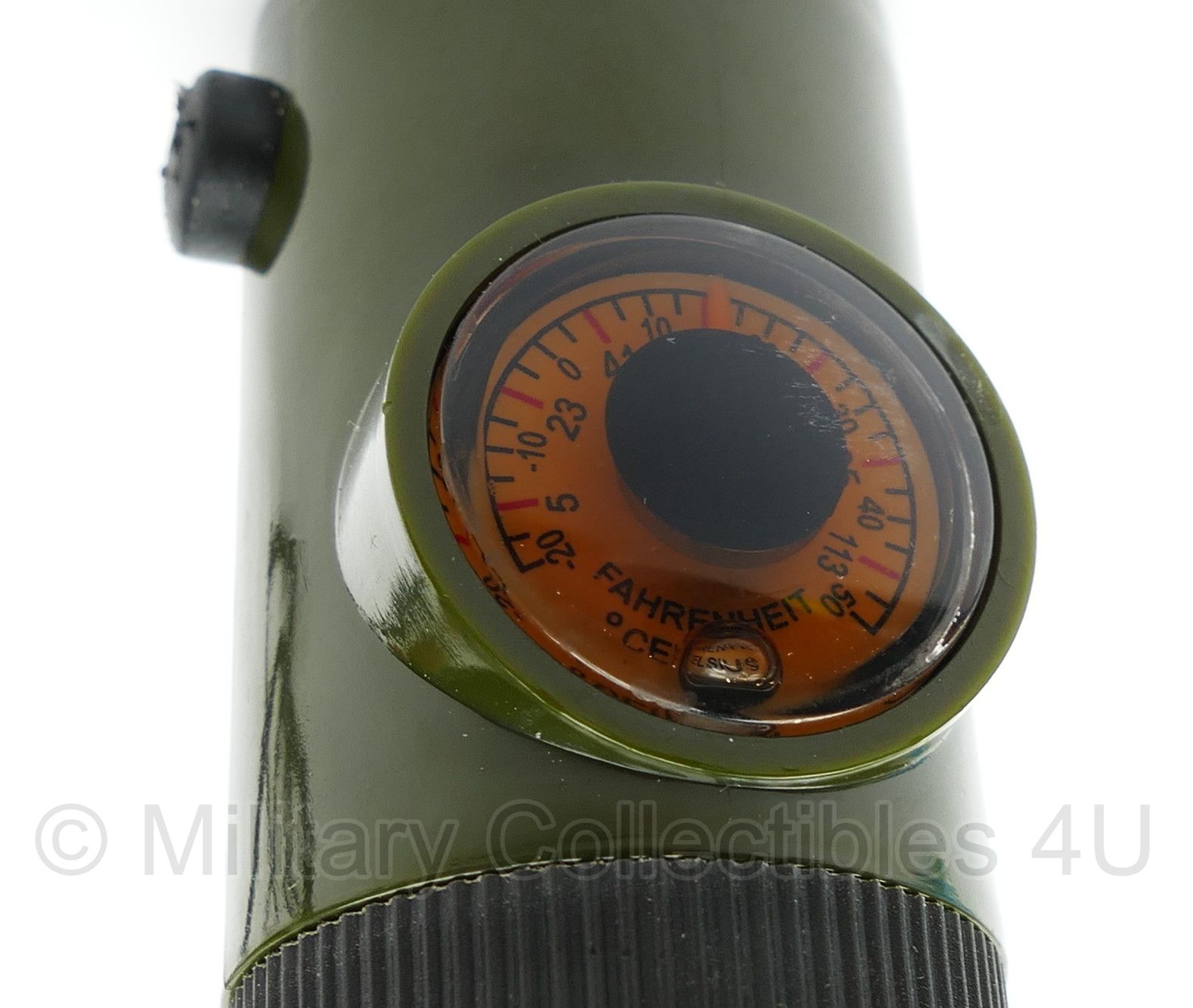 Survival Whistle met thermometer - nieuw - 2,5 x 9,5 cm