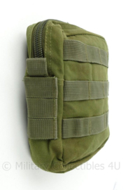 Defensie groene utility pouch MOLLE - 20 x 17 x 6 cm - origineel