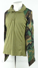 KMARNS Korps Mariniers US woodland forest camo Ubac Permethrine insectenwerend shirt - maat Large - nieuw - origineel Defensie