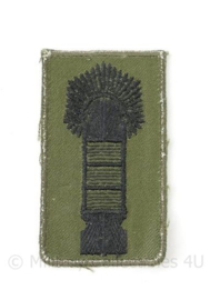 Scherpschutter kampioen GVT embleem - afmeting 7 x 4 cm - origineel