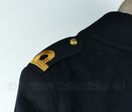 Korps Mariniers dikke mantel - nieuw met kaartje eraan - rang 2e Luitenant der Marinier - maat L - origineel