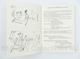 KMARNS Korps Mariniers Handboek in de Bergen Eerste Amfibische Gevechtsgroep uitgave 1990 -  origineel
