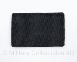 SWAT embleem PVC met klittenband Groot - wit op zwart - 8 x 5 cm