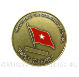 US Army Coin 32d Army Air Defence command swift and sure  - origineel