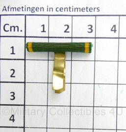 Defensie vrijwilligersmedaille mini baton - 3 x 0,5 cm - origineel