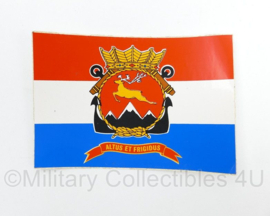 KM Koninklijke Marine Whiskey Infanteriecompagnie sticker - 8,5 x 12 cm - origineel