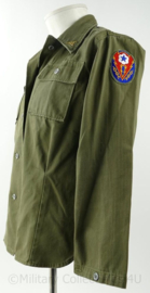 WO2 US WAC dames HBT jas en broek 2nd Lieutenant Medical Department - maat 36 - replica