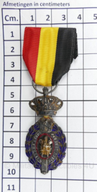 Belgische arbeidersmedaille Erekenteken van arbeid 2de klasse Zilver - 9,5 x 3,5 cm - origineel