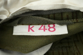 DDR NVA Strichtarn camo uniform jasje met broek - maat K48 - origineel