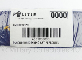 Nederlandse Politie epauletten schouderbedekking A&T Personeel - huidig model - nieuw in verpakking - 13 x 5 cm - origineel