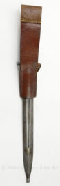 Zweedse M1914 bajonet met koppel houder en schede set - 46 cm lang - origineel