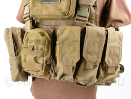 Defensie en Korps Mariniers Profile Equipment plate carrier Coyote met NIJ 3 ballistische inhoud en tassen - origineel