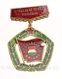 Hongaarse medaille - origineel - metaal - 3,5 x 5 cm