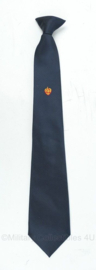 Nederlandse Brandweer stropdas met logo cliptie - huidig model - licht gebruikt - origineel