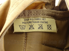 Droppouch coyote tan met 2 beenstraps - voor aan de koppel en om het been - origineel KL