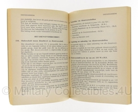 MVO handboek Militair Tuchtrecht - origineel 1952