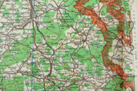 WW2 British War Office map 1943 Central Europe Erfurt - 88,5 x 63 cm - origineel