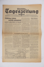 WO2 Duitse krant Tageszeitung nr. 142 20 juni 1944 - 47 x 23 cm - origineel
