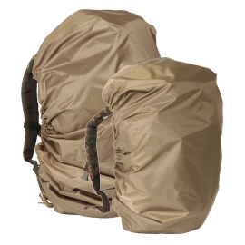 Rugzak overtrek regenhoes - Coyote - maat 80 liter rugzak (10,95 euro) of maat 3 = 130 liter (16,75 euro) -  nieuw gemaakt