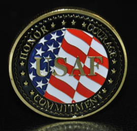 USAF JSF F-35 Lightning II Coin - 40 mm diameter